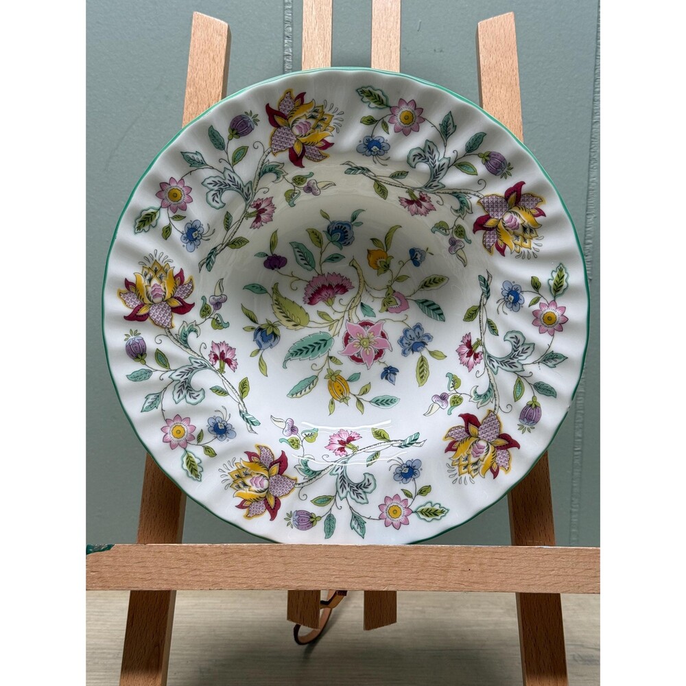 Vintage Minton Haddon Hall 8.25” Bowls, Set of 2